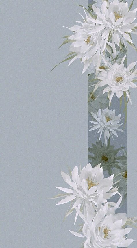 White Flowers Aesthetic Background, White Chinese Aesthetic, Gray White Wallpaper, White Flowers Wallpaper, White Flower Wallpaper, Aesthetic Gray, Chinese Beautiful, Art Coquillage, Chinese Aesthetic