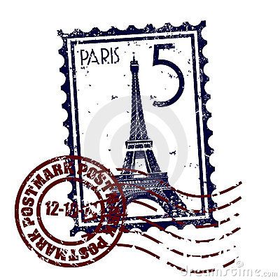 Paris Stamp Or Postmark Style Grunge Paris Stamp, Vasos Vintage, Torre Eiffel Paris, طوابع بريد, French Ephemera, Postal Vintage, Mini Printer, Art Carte, Free Art Prints