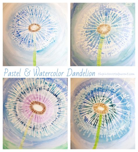 HOME – The Pinterested Parent Watercolor Dandelion, Lighthouse Crafts, Toddlers Activities, Work Shops, Experiments Kids, Spring Art Projects, 2nd Grade Art, A Dandelion, Noodle Casserole