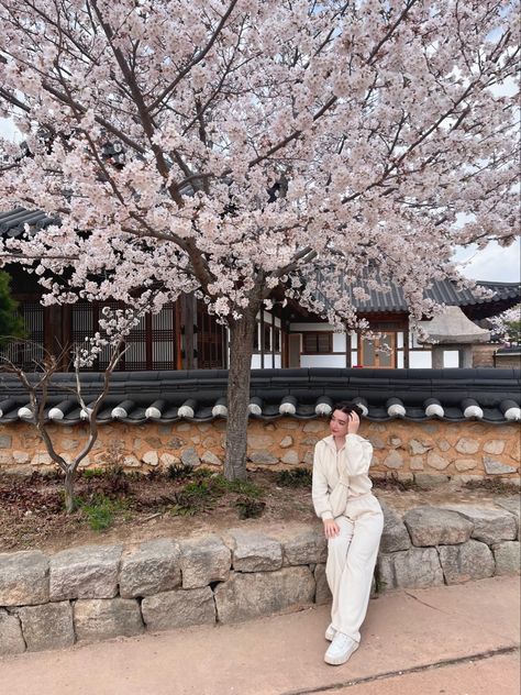 Blossom Season, Gyeongju, Korean Summer, Cherry Blossom Season, Training Clothes, Spring Weather, Top Travel Destinations, Little Flowers, Couple Outfits