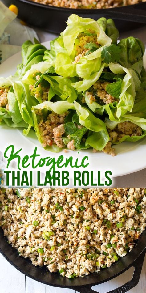 Asian Keto, Chang Mai Thailand, Thai Larb, Chicken Larb, Larb Recipe, Zesty Chicken, Paleo Appetizers, Boiled Egg Diet Plan, Low Carb Salad