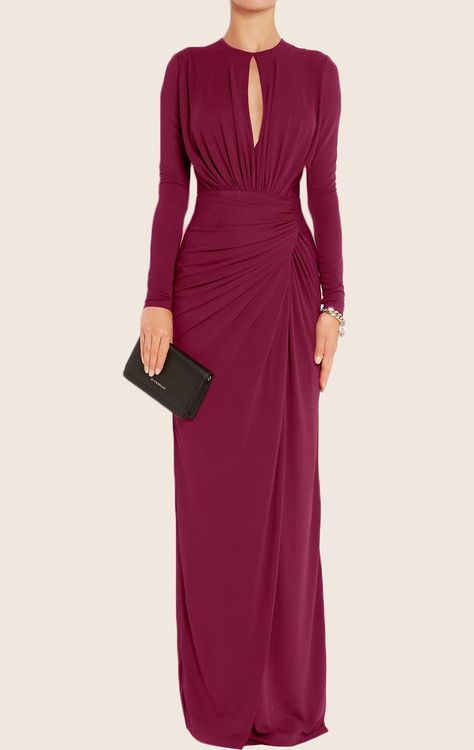 Brides Dress, Soiree Dress, Evening Dresses Online, Cheap Evening Dresses, Long Sleeve Evening Dresses, Minimalist Dresses, Evening Formal, Formal Gown, Dress Silhouette