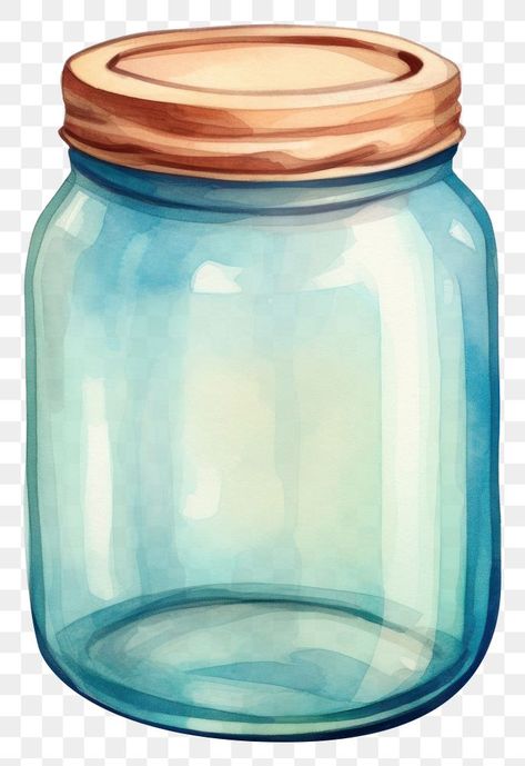 Glass Jar Drawing, Jars Illustration, Salt Drawing, Jar Illustration, Jar Clipart, Jar Image, Drawing Png, Empty Jar, Background Transparent