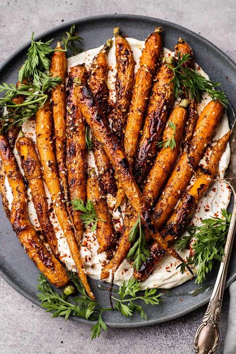 Feta Carrots, Carrots With Whipped Feta, Roasted Carrots With Feta, Carrots With Feta, Cheese And Honey, Grilled Carrots, So Much Food, Easy Vegetable Side Dishes, Feta Recipes