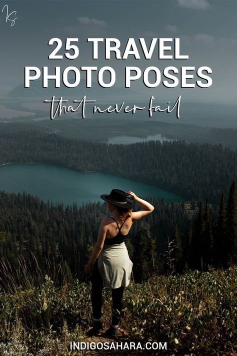 Knowing how to pose in travel photos does not come naturally to anyone. These travel photo poses and pose ideas and tips for road trips, beach pictures or mountains are perfect for best friends, men, a couple or solo. Here are 25 of the best poses for travel photos! How To Pose On A Hike, Travel Photos Ideas Friends, How To Pose For Scenic Pictures, Cute Travel Poses, Poses For Pictures Travel, Outdoor Poses Photography, How To Pose Travel Photo Ideas, Nature Posing Ideas, How To Pose In Travel Photos