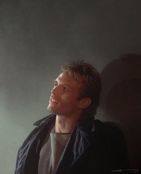 . Terminator Fanart, Kyle Reese Terminator, Michael Biehn, Kyle Reese, Terminator 1984, Iconic Movie Characters, Terminator Movies, The Magnificent Seven, Beautiful Portraits