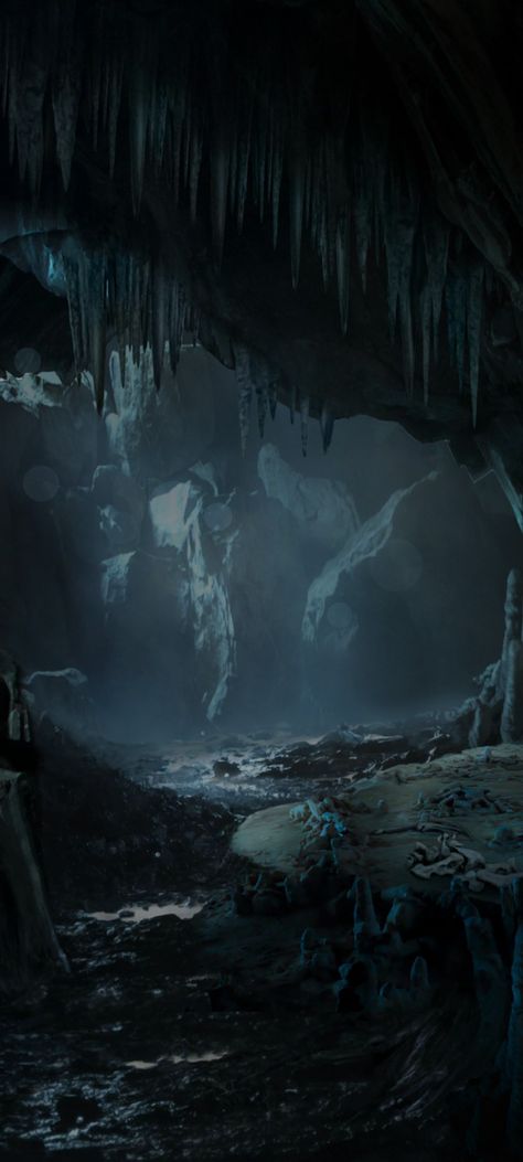 Dnd Cave, Goth Architecture, Dragon Cave, Dark Cave, Cave Drawings, Dragon's Lair, Fantasy Background, Fantasy Places, Scary Art