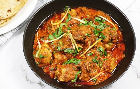 Sev Khamni, Karahi Recipe, Gosht Recipe, Pakistani Dishes, Chicken Karahi, Veg Curry, Chicken Masala, Spicy Chicken, Curry Chicken