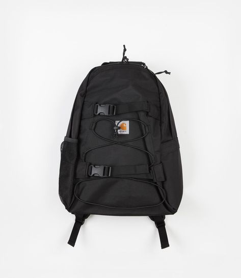 Carhartt Backpack, Backpack Aesthetic, Aesthetic Backpack, Skateboard Store, Bungee Cord, Duck Canvas, Herschel Heritage Backpack, South West, Bold Black