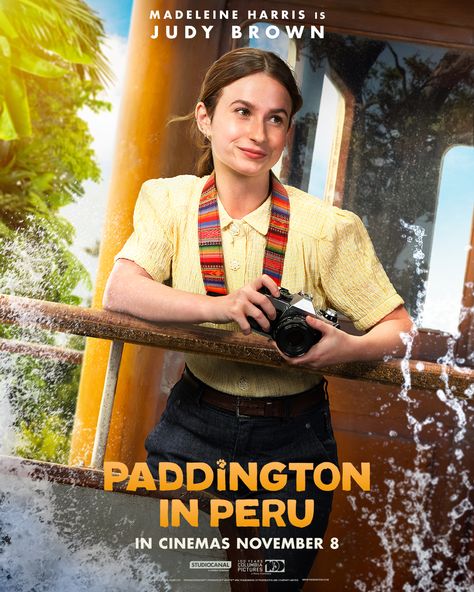 New faces and familiar friends. #PaddingtonInPeru is in UK & Ireland cinemas November 8th. Paddington Bear, Columbia Pictures, New Poster, Disney Fan Art, New Face, Peru, Fan Art, Movie Posters, Quick Saves