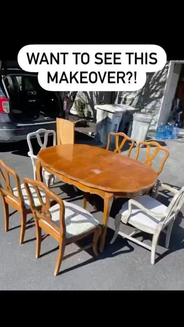 Irina / Furniture Flips / Tutorials / Tips on Instagram: "This table got completely new life! What do you think of this transformation?" Restoring Old Furniture, Restore Wood, Living Room Redo, Furniture Flips, Dining Room Makeover, Furniture Rehab, Table Makeover, Diy Makeover, Room Redo