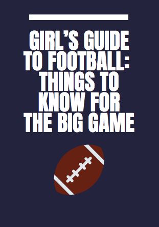 Girl's Guide to Football Football Rules For Dummies, Cheer Room, Football Knowledge, Football For Dummies, Football Trivia, Football Things, Football 101, Bulldog Football, Football Rules