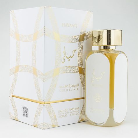 Hayaati Women (3.4 oz) Gold Perfume, Perfume Lover, Cactus Flower, Sweet Orange, Perfume Collection, Perfume Spray, Scents, Perfume Bottles, Cactus