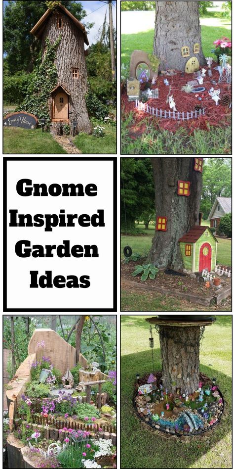 One of the best things about gnome garden ideas is that they’re easily customizable to fit your unique style and preferences. From creating a mini fairy tale world to showcasing your favorite plants in a new way, the possibilities are endless. You can create a classic gnome village complete with tiny houses, roads, and even a little pond. Or, you can opt for a more modern approach by incorporating sleek and simple designs that highlight your favorite plants and flowers. So, gather your materials Gnome Village Ideas, Gnome House Diy, Gnome Birdhouse, Awesome Backyard Ideas, Gnome Garden Ideas, Gnome Houses, Gnome Village, Fairy Garden Mushrooms, Fairy Garden Pots