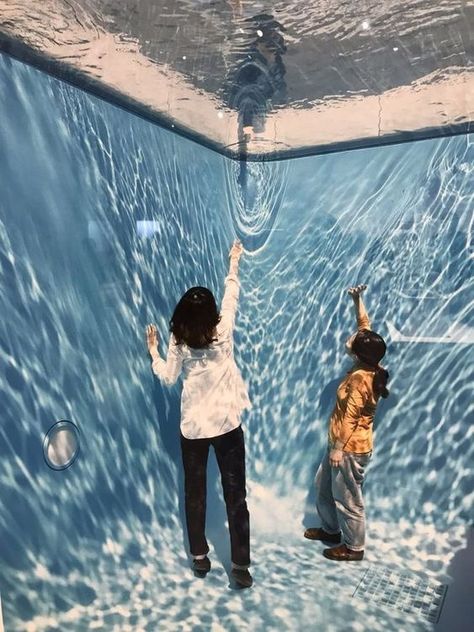 Mori Art Museum, Water Art Installation, Water Museum, Pool Installation, Museum Of Contemporary Art, Museum Exhibition, Sculpture Installation, Pool Houses, Experiential