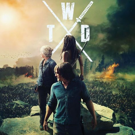 The Walking Dead on Instagram: “Finally - the HD version of #thewalkingdead Season 10 poster from the #NYCC2019 panel 😍 . . . #walkingdead #twd #season10 #skybound #amc…” Walking Dead Meme, The Walking Dead Poster, Carl The Walking Dead, Walking Dead Pictures, Walking Dead Wallpaper, The Walkind Dead, Walking Dead Tv Series, Walking Dead Art, Walking Dead Memes