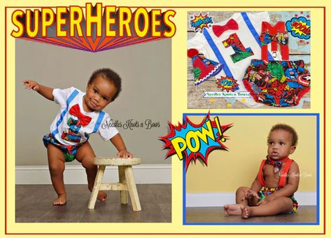 Boys Avengers 1st Birthday Outfit, Baby Boys Cake Smash Outfit – Needles Knots n Bows 2nd Birthday Photos, Cake Smash Outfit Boy, Boys Cake, Boys Birthday Outfits, Birthday Photo Shoot, Smash Cake Boy, 1st Birthday Outfit, Avengers Birthday, Baby Boy Cakes