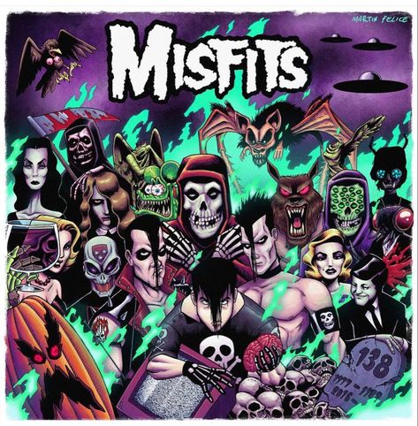 Misfits Tattoo Flash, Misfits Wallpaper, Misfits Band Art, Samhain Danzig, Misfits Band, Danzig Misfits, Punk Culture, Horror Punk, Punk Poster