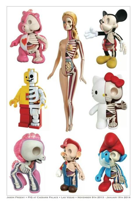 Jason Freeny Caesars Palace, Toy Art, Arte Inspo, Vinyl Toys, Classic Kids, Designer Toys, Anatomy Art, Art Plastique, Art Toy