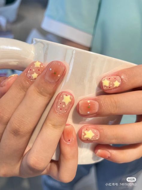 Pompompurin Nails, Hello Nails, Punk Nails, Electric Nail File, Nail Drill Machine, Drill Machine, Pretty Gel Nails, Really Cute Nails, Cute Gel Nails