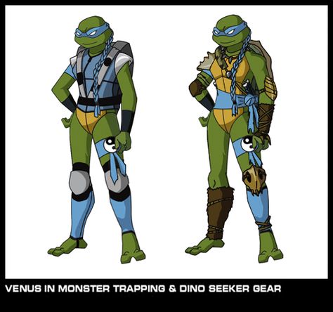 Venus in Monster Trapping and Dino Seeker Gear by AmbarBaez Venus Tmnt, Female Ninja Turtle, Tmnt 2003, Tmnt Girls, Turtles Forever, Tmnt Movie, Donatello Tmnt, Ninja Girl, Teenage Mutant Ninja Turtles Art