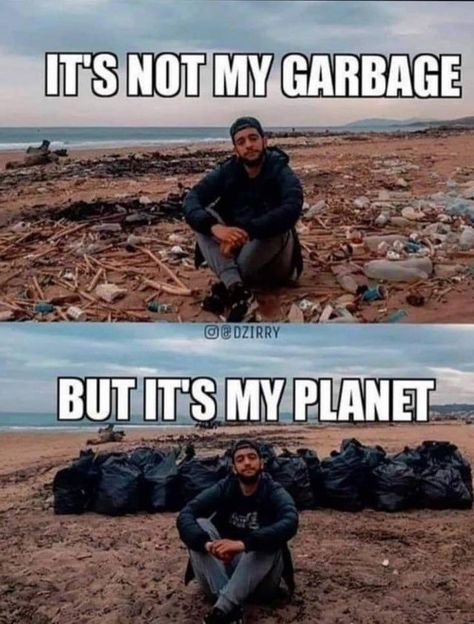 This meme should give you hope and motivation to continually protect our planet in times of hardship. Earth Awareness, Save Planet Earth, My Planet, Save Our Earth, Human Kindness, Faith In Humanity Restored, Humanity Restored, Cute Stories, Wholesome Memes