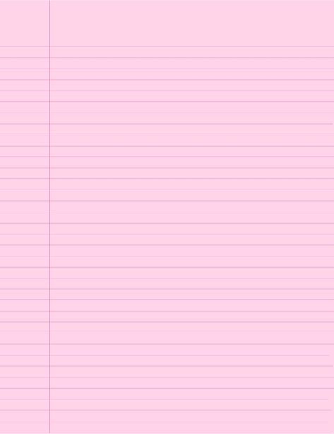 Pink Paper Printable, Note Book Paper Wallpaper, Pink Notebook Paper Background, Cute Notes Template Pink, Pink Lined Paper Background, Pink Notebook Cover Goodnotes, Pink List Template, Cute Notebook Wallpaper, Pink Goodnotes Template