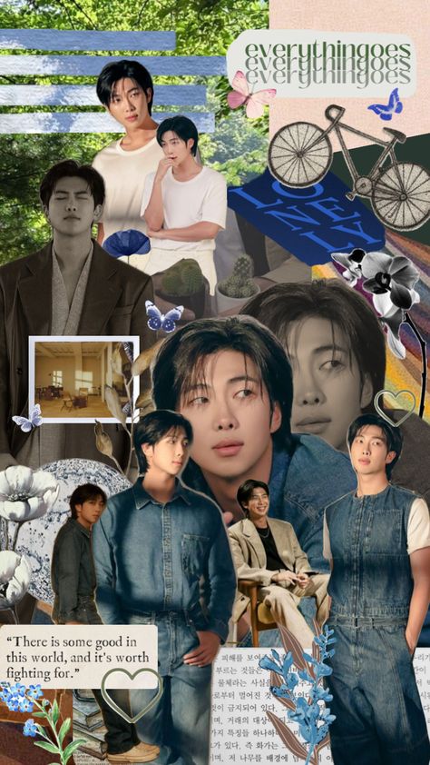 Kim Namjoon Indigo #bts #namjoon #indigo #kimnamjoon Namjoon Indigo, Indigo Wallpaper, Bts Namjoon, Rap Monster, Create Collage, Bts Wallpaper, Your Aesthetic, Kim Namjoon, Creative Energy