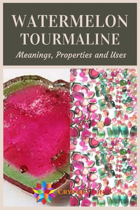 Tourmaline Meaning, Archangel Metatron, Heart Center, Gemstone Meanings, Embroidered Art, Peace And Harmony, Crystal Meanings, Watermelon Tourmaline, Tourmaline Crystal