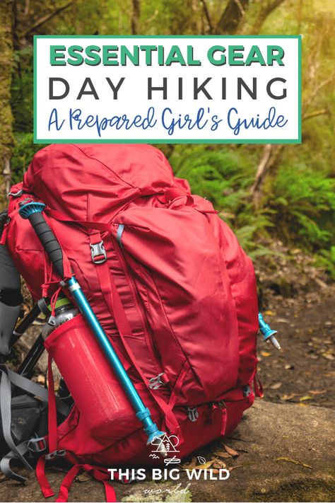 Wondering what you should carry with you while hiking? When I first started out, I had no clue! But, I've discovered the ten essentials for hiking and now I don't leave for the trail without them. This post covers all of the must have gear for your day hiking packing list plus bonus tips on how to make the most of your time on the trail! ten essentials hiking | 10 essentials for hiking | essential hiking gear | essential hiking gear packing lists | day hike packing list | day hiking packing list Hiking Gear Women, Day Hike Packing List, Wander Outfit, Hiking Packing List, Best Hiking Gear, Beginner Hiker, Hiking Day Pack, Outdoor Adventure Gear, Day Hiking