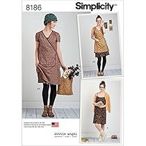 Dottie Angel, Wrap Dress Pattern, Simplicity Dress, Frock Patterns, Top Moda, Wrap Around Dress, Dress Slip, Simplicity Sewing, Apron Dress