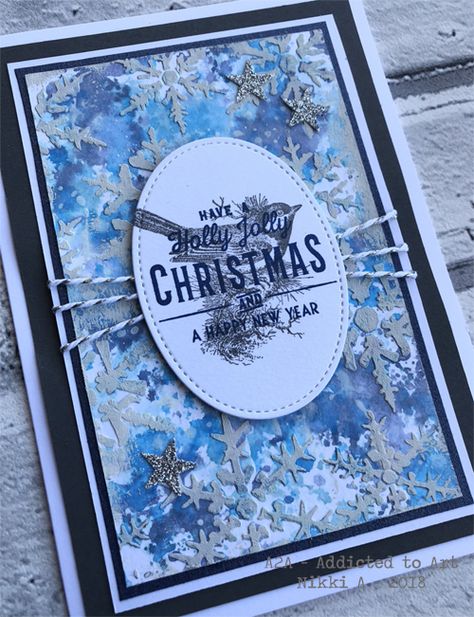 Layering Stencils, Creative Card, Christmas Stamps, Creative Cards, Tim Holtz, Stamp Set, Christmas Cards, Layering, Card Making