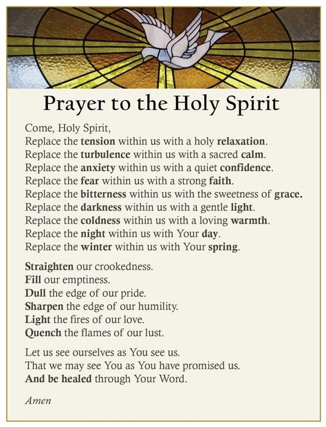 Prayer To The Holy Spirit Catholic, Prayer For Holy Spirit, Holy Spirit Prayer Catholic, Who Is The Holy Spirit, Prayer To Holy Spirit, Come Holy Spirit Prayer, Friendship Prayer, Prayer To The Holy Spirit, Holy Spirit Quotes