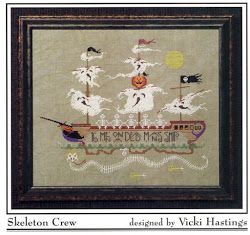 Finished! Cricket Collection, Halloween Cross Stitch Charts, Skeleton Crew, Halloween Cross Stitch Patterns, Ghost And Ghouls, Halloween Cross Stitches, Cross Stitch Charts, Cross Stitch Kit, Cross Stitch Designs