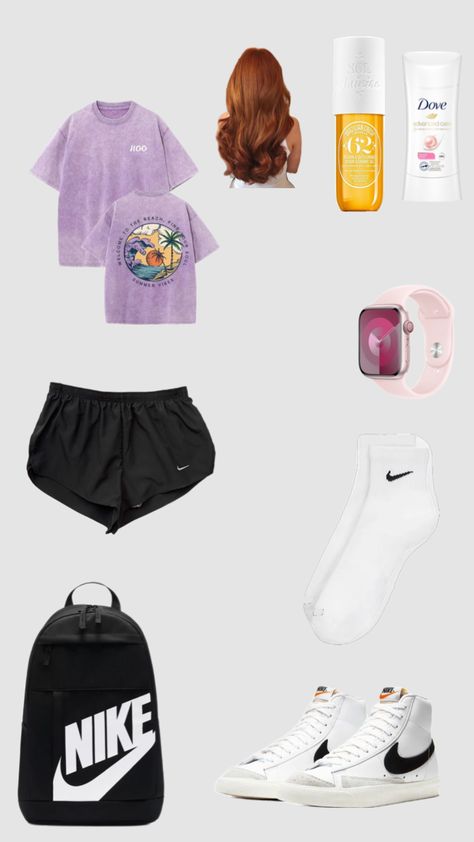 school outfit for first day #school#outfit First Day Of School Outfits Shorts, Pe Outfits For School, School Outfits 7th Grade, First Day Of 7th Grade, First Day Of School Outfits, First Day Of School Fits, School Outfits Highschool, First Day School, First Day Of School Outfit