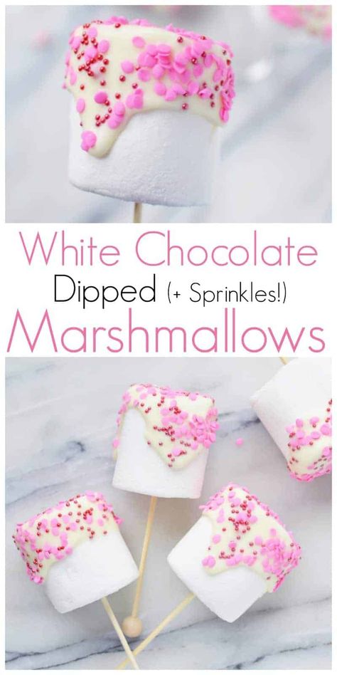 Christening Food, Dipped Marshmallow Pops, Marshmallows Recipes, Marshmallow Pops Recipe, Marshmallows On A Stick, Dipped Marshmallows, Covered Marshmallows, Candy Room, Chocolate Dipped Marshmallows