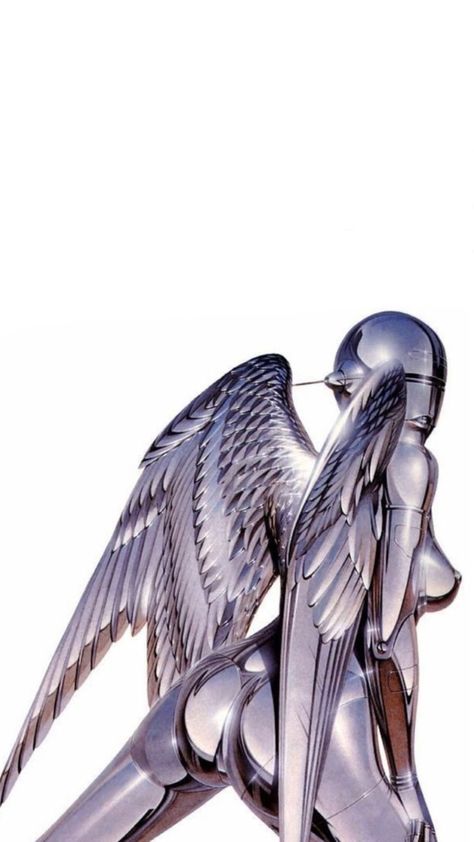 Angel, Statue, Silver, White