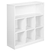 Check this out! White Shelving Unit, Cabinet Bookcase, Display Books, Cube Bookcase, Storing Books, White Bookcase, Dekorasi Kamar Tidur, White Storage, Living Room Bookcase