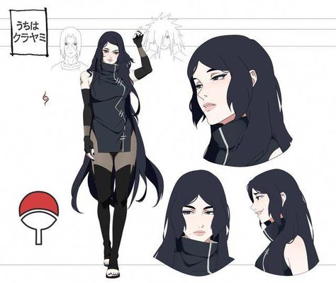 Anime Reference Female, Uchiha Character Design, Uchiha Oc Female, Uchiha Clothes, Uchiha Oc Girl, Female Uchiha, Naruto Female Oc, Naruto Clans, Birthday November