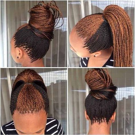 Two toned senegalese twists Micro Braids Styles, Micro Braids Hairstyles, Senegalese Twist Hairstyles, Cornrows Styles, African Hair Braiding Styles, Senegalese Twist, Micro Braids, Beautiful Braids, Popular Haircuts