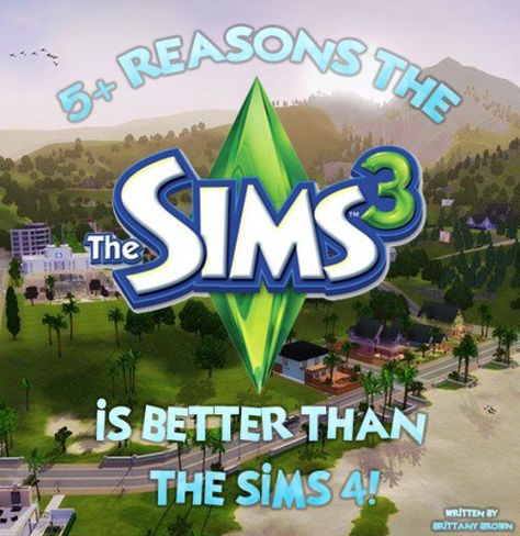 5+ Reasons The Sims 3 is Better Than The Sims 4! Sims 3 Island Paradise, Sims 3 Generations, Sims 3 Mods, Sims Games, The Sims 3, University Life, Best Mods, Best Sims, Sims 1