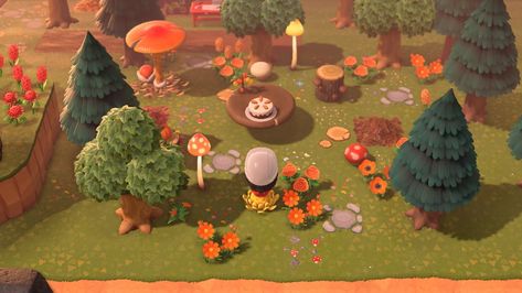 Mushroom Area Animal Crossing, Animal Crossing Mushroom Forest, Fairy Island Animal Crossing, Animal Crossing Mushroom, Mushroom Island, Fairy Island, Cottagecore Mushroom, Enchanted Fairy, Enchanted Fairies