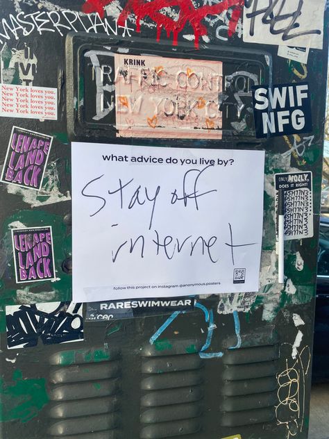 nyc, nyc streets, stickers, street signs, east village, new york, ev, lower east side, poster, internet, nyc advice, words to live by New York City Lower East Side, Nyc Street Signs, Lower East Side Aesthetic, Lower East Side Nyc, 90s New York, East Village Nyc, Nyc Streets, Moodboard Inspo, Model Boy