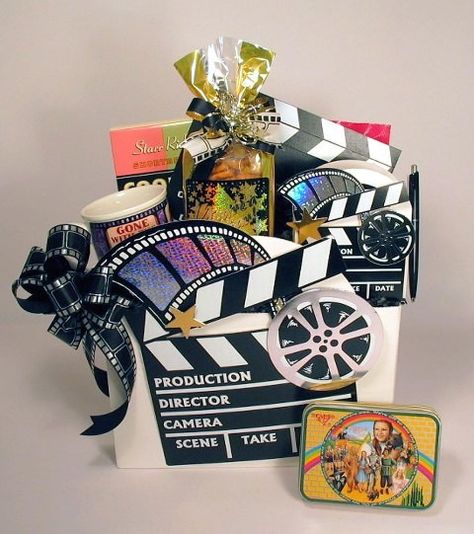 Movie Lover Gift (DVDs, Theater Treats, Gift cards, movie poster, & Memorabilia) Gift Ideas For Movie Lovers, Movie Lover Gift Ideas, Movie Basket Gift, Movie Theme Birthday Party, Vampire Kiss, Movie Lover Gift, Film Gift, Big Rangoli, Theatre Gifts