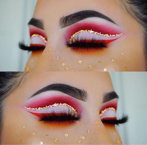 Holiday Eye Makeup, Festival Eye Makeup, Eye Makeup Glitter, Xmas Makeup, Holiday Eye, Make Up Designs, Makeup Recipes, Christmas Eye Makeup, Ideal Makeup