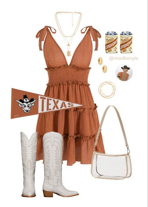 Ut Austin Outfit, Ut Austin Football Game Outfit, Ut Austin Gameday Outfit, Ut Game Day Outfit Longhorns, Ut Football Game Outfit, University Of Texas Game Day Outfit, Ut Austin Game Day Outfit, Ut Gameday Outfit, Ut Outfits