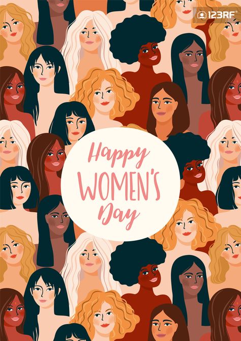 Women of different races diversity feminism artwork Women's Day Cards, Different Nationalities, Greeting Poster, 8. Mart, Happy Woman Day, Indian Illustration, Procreate Illustration, Art Procreate, Lord Hanuman Wallpapers