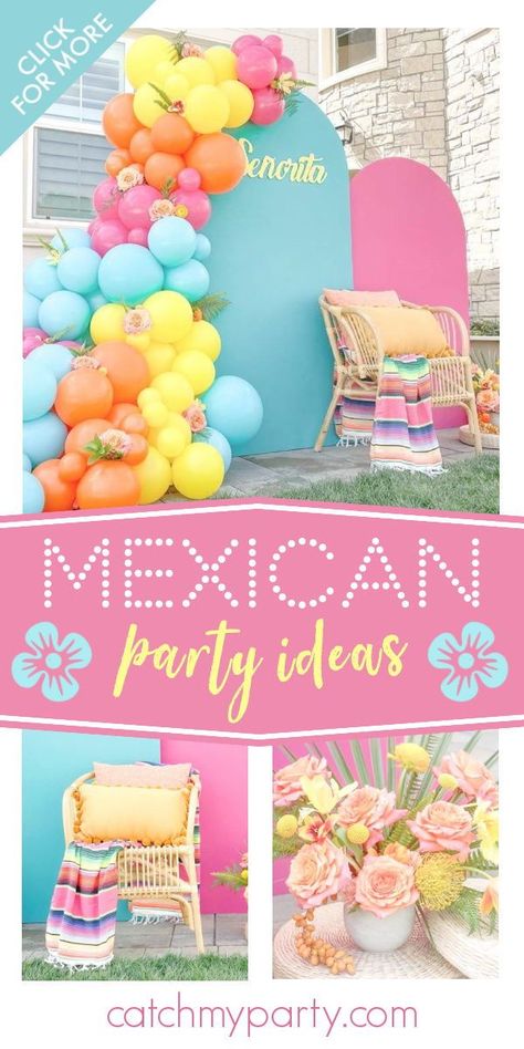 Spring Fiesta Party, Neutral Fiesta Party, Pastel Fiesta Party, Girly Fiesta Theme Party, Girly Mexican Theme Party, Mexican Fiesta Balloon Garland, Fiesta Balloon Backdrop, Fancy Fiesta Theme Party, Mexican Beach Party