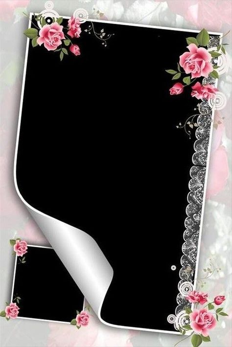 Pin on Tarjetas Background Design Flower, Instagram Logo Transparent, Frames Design Graphic, Fesyen Islam, Flower Background Design, Flower Picture Frames, Flower Background Iphone, Wedding Card Frames, Flower Background Images