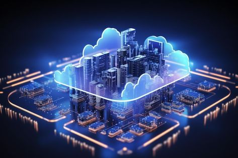 Free photo cloud computing concept image... | Free Photo #Freepik #freephoto #blue #architecture #infrastructure #business Flowchart Template, What Is Cloud Computing, Blue Architecture, Flow Chart Template, Computer Server, Network Infrastructure, Business Card Maker, Smart City, Flow Chart